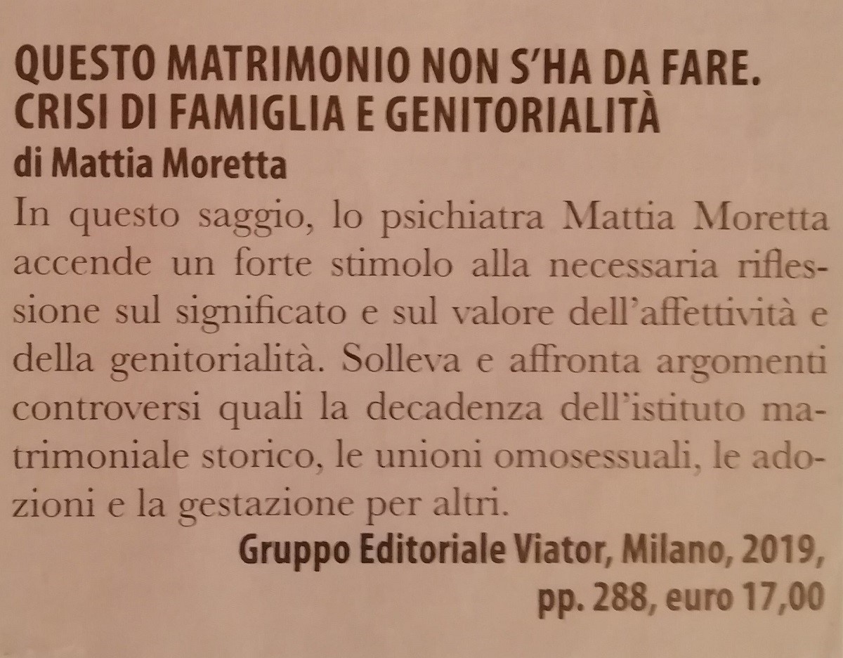 Recensioni Presentazioni Questo matrimonio