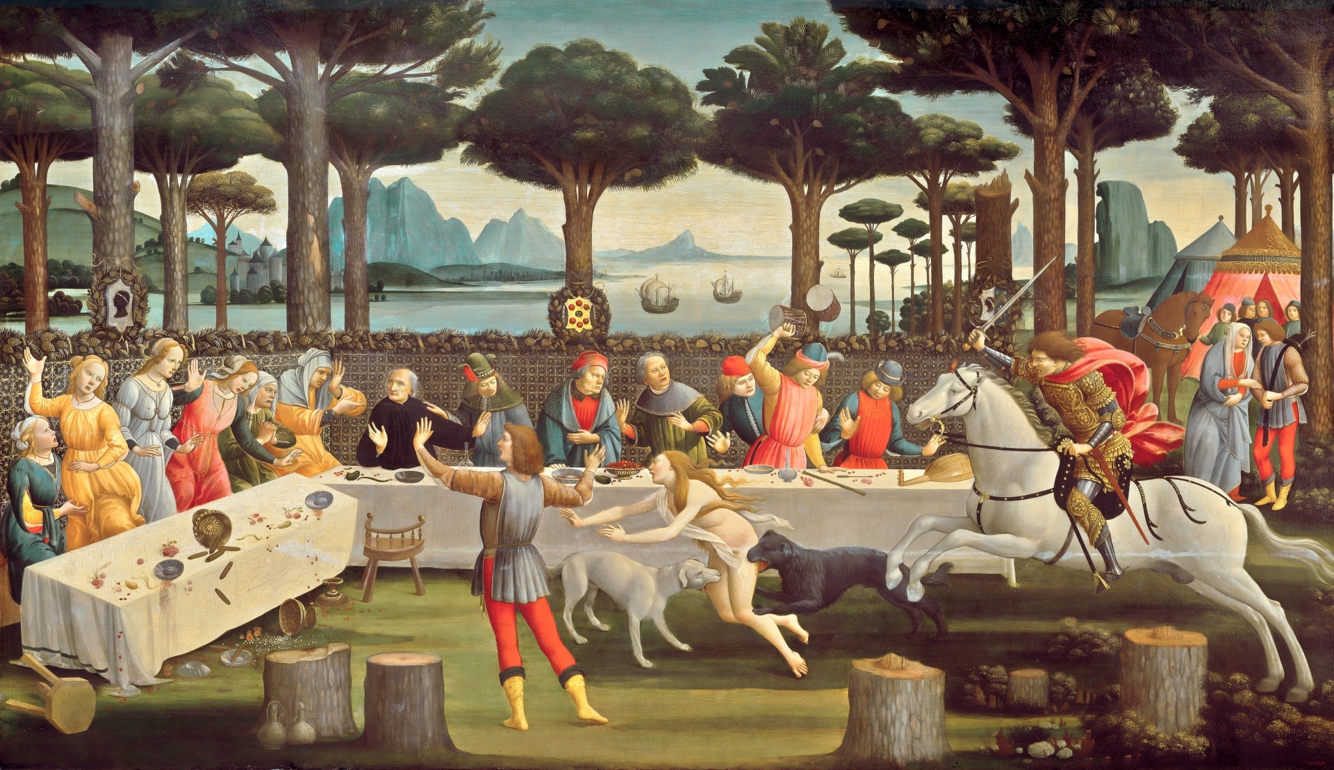 Botticelli Nastagio Onesti